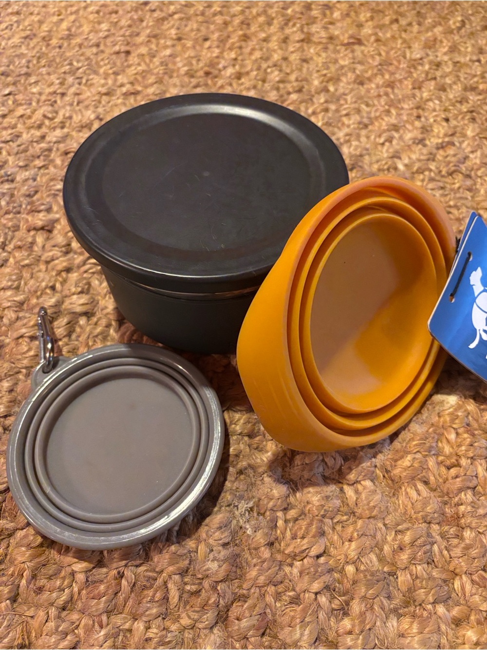 Travel dog bowl set of 3